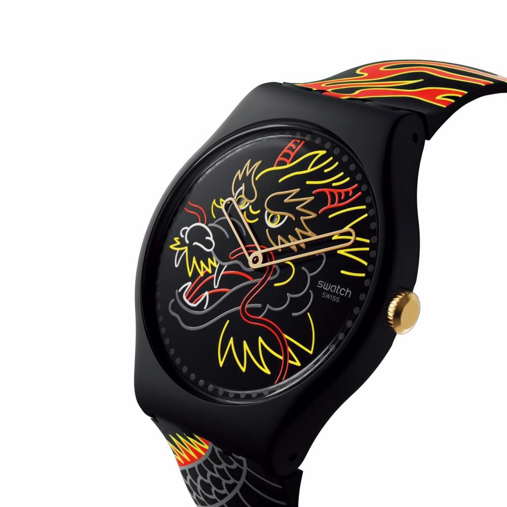 Watch DRAGON IN WIND Black [Swatch] PAY! SO29Z137-5300