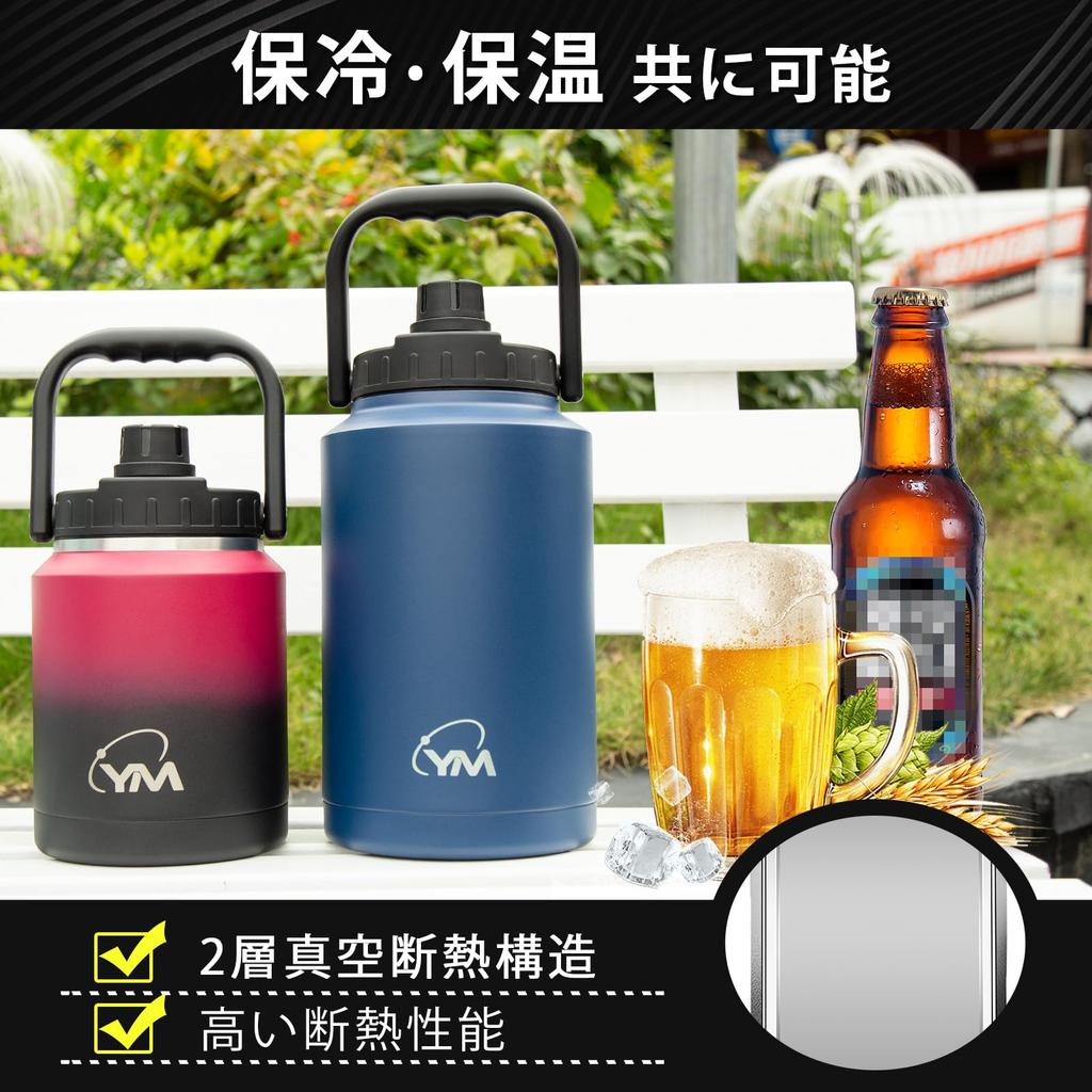 Бутылка для воды CHENGWEI 4 литра, термос из нержавеющей стали, большая емкость, легко моется, для питья, для кемпинга, с вакуумной изоляцией, для скалолазания, широкие