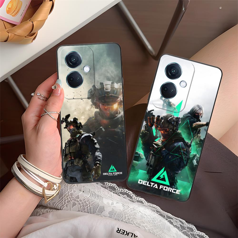 Игровой чехол Delta Force из матового ТПУ для мобильного телефона OPPO Reno 14 13 12 11 10 9 8 7 6 5 F T Pro 5G, цветная печать