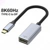 Кабель USB 3.1 на DP Type C к Displayport 8K@60Hz DP 1.4 Плетеный кабель 4K 144Hz HDR USB C Display Port Видеоадаптер для MacBook