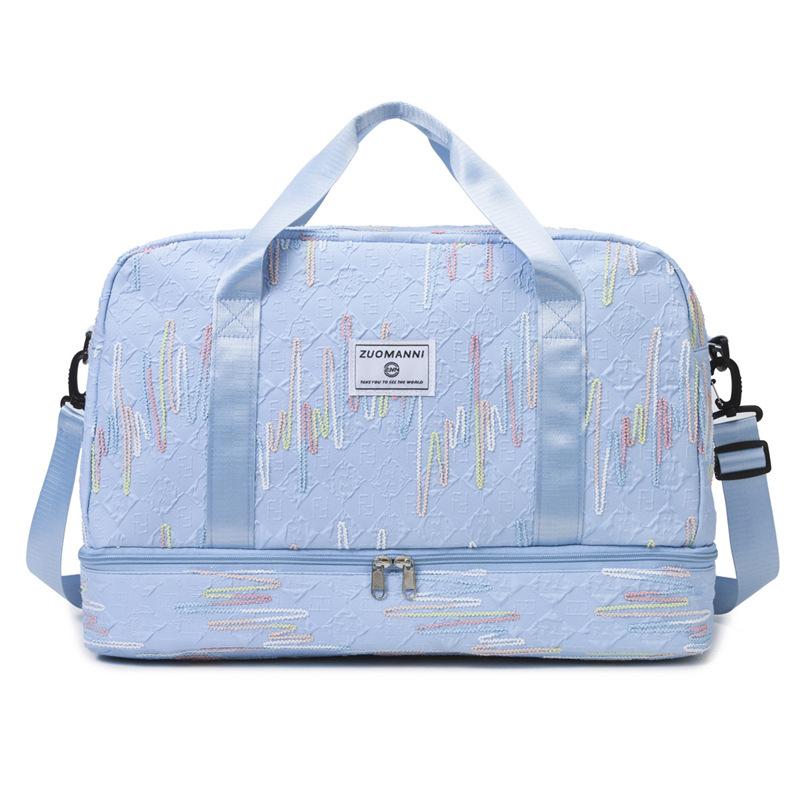 Большая вместительная сумка для фитнеса, дорожная сумка для хранения на короткие расстояния, спортивная сумка для йоги, многослойная дорожная сумка