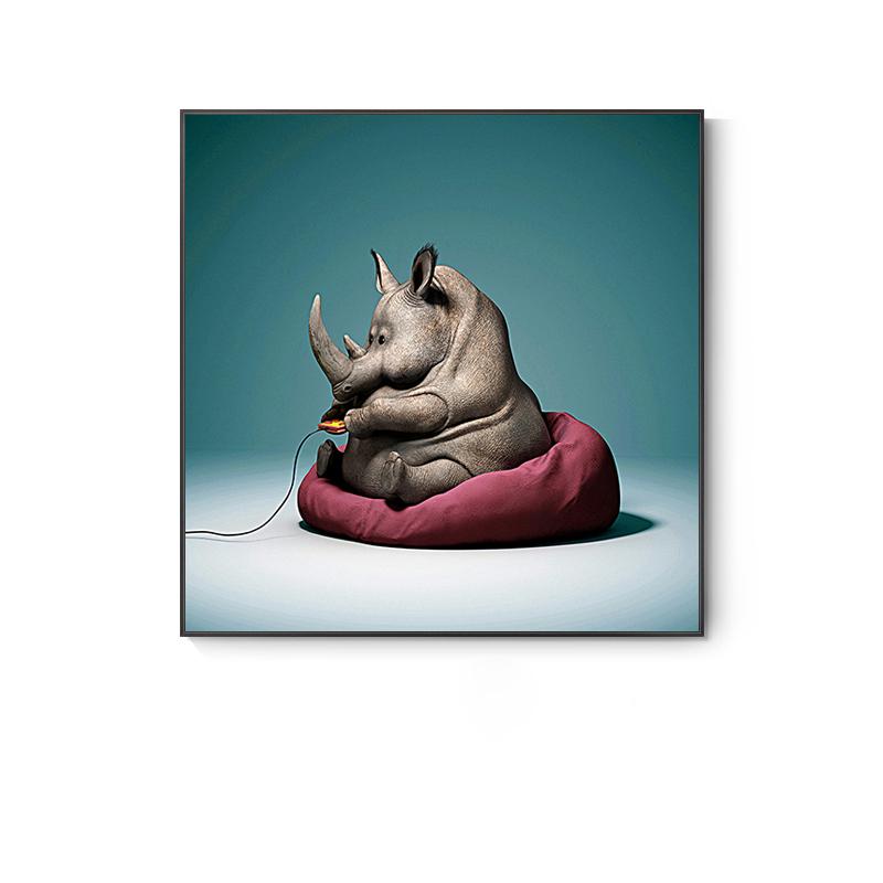 Милые скандинавские постеры с животными, забавный жираф, панда, кошка, телефон, холст, картины, настенные панно для гостиной, декор детской комнаты, Cuadros