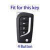 Чехол для ключей из ТПУ с 4 кнопками для Toyota Auris Corolla Avensis Verso Yaris Aygo Scion TC IM, чехол для ключей, автомобильные аксессуары, держатель