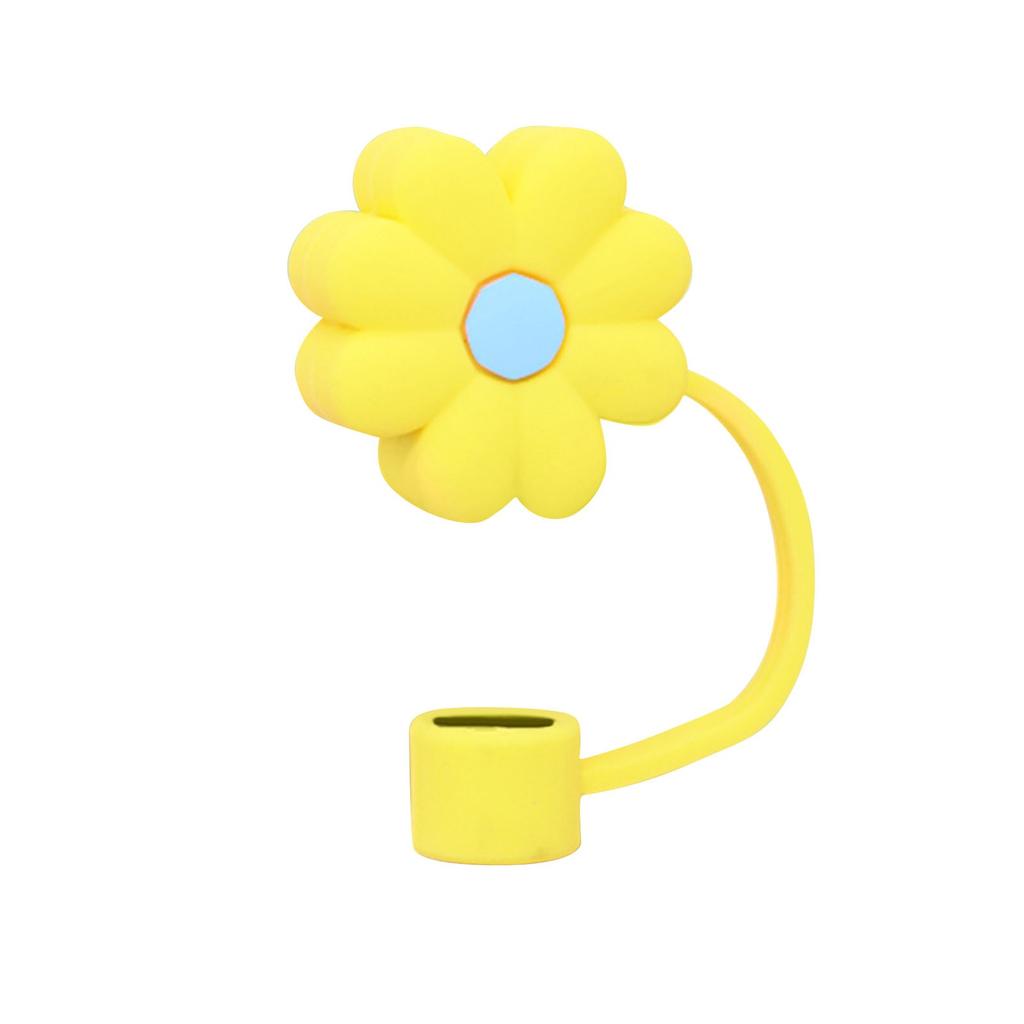 Straw Cover Cap For Cup, Silicone Straw Topper Compatible With Cup Tumbler With Handle,Straw Tip Covers For Cups Accessories