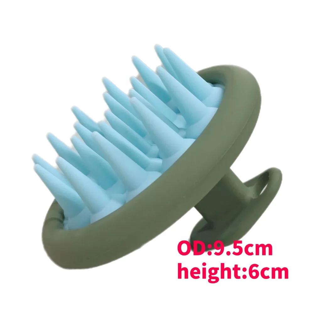 Silicone Shampoo Brush Hair Massager body scrubber Head Scalp Massage Comb Body Massage scrubber Bath Salon Hairdressing Tools