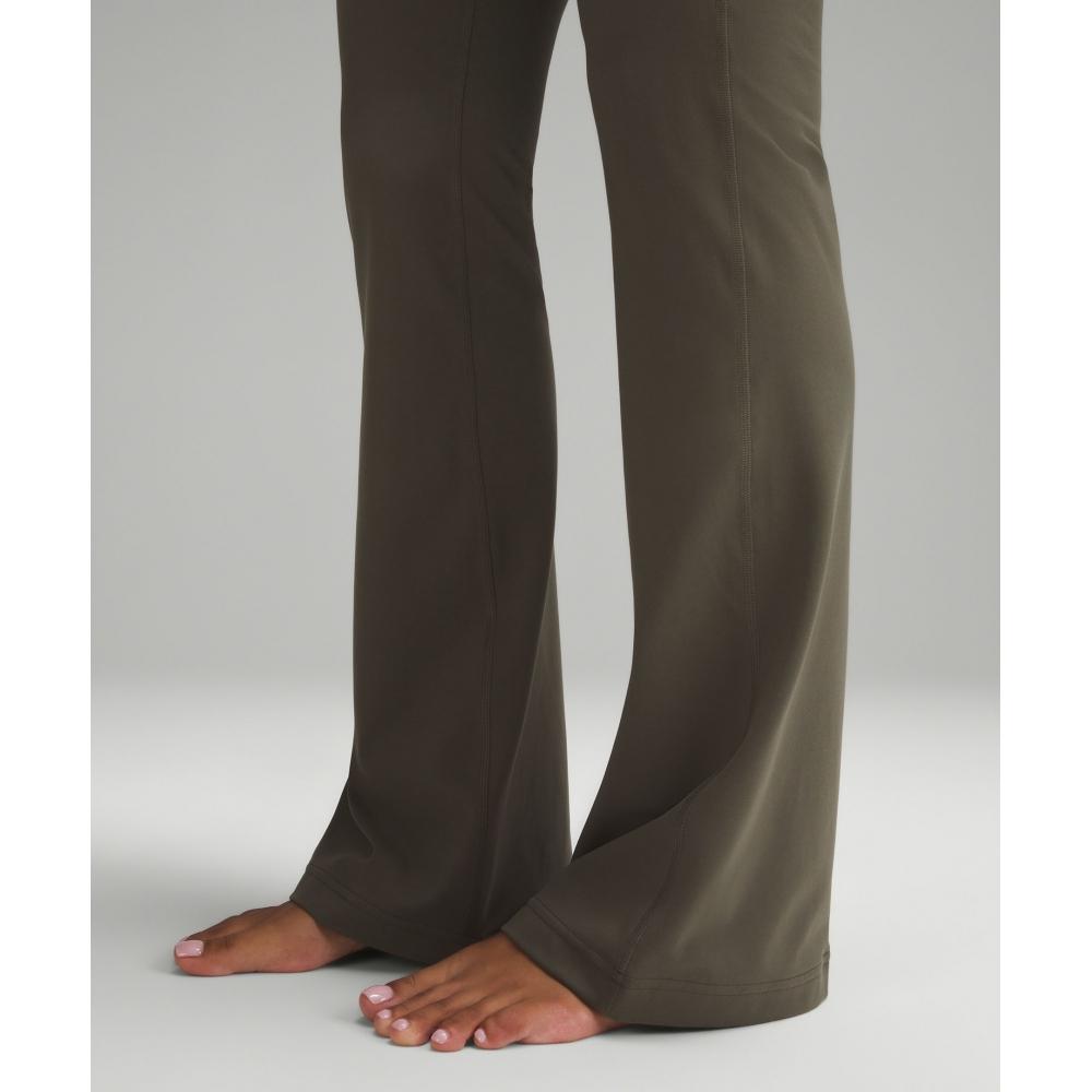 Lululemon Брюки-клеш Groove Nulu Super High Rise Regular Army Green