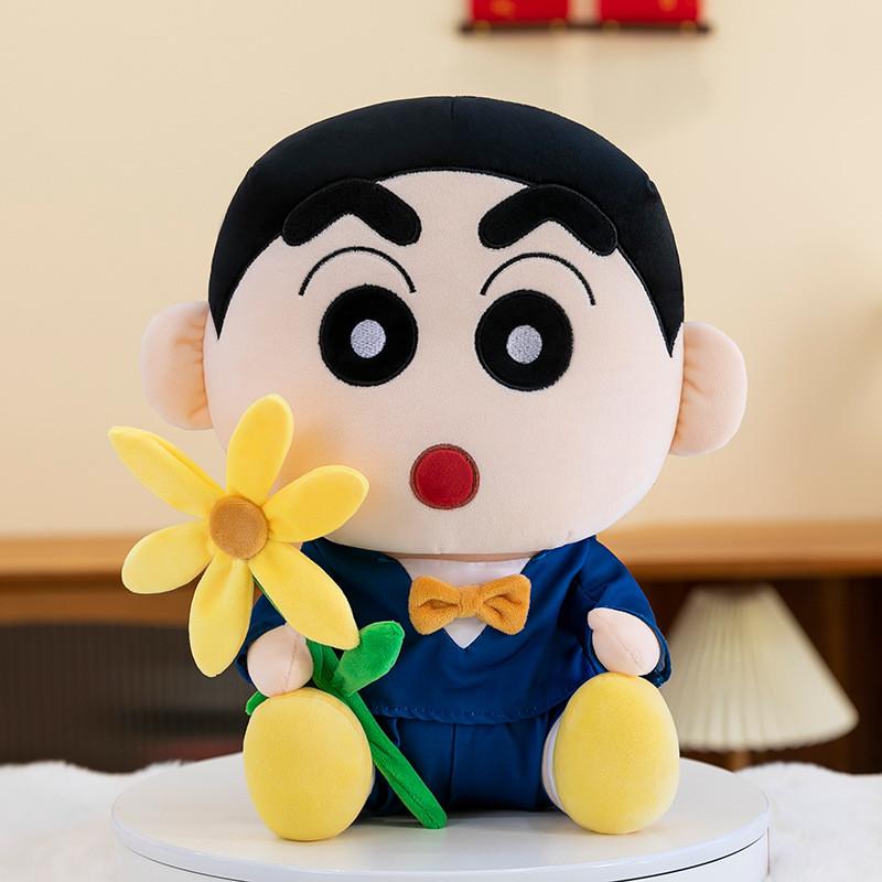 Crayon Shin Chan Full Dress Plush Toy Anime Fill Dolls Room Decor Toys Gift