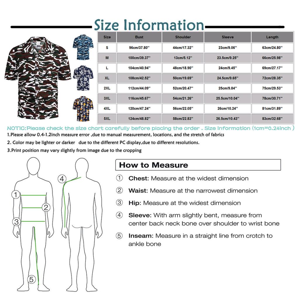 Mens Floral Hawaiian Shirts Short Sleeve Button Down Beach Shirts