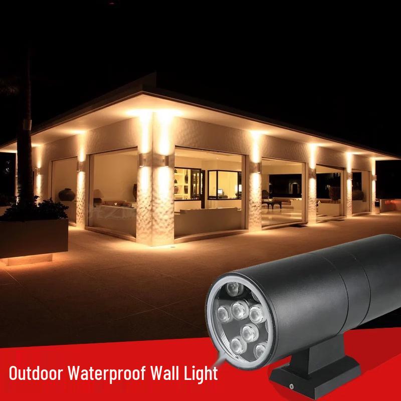 Nufeng Outdoor Waterproof Double-Head Aluminum Wall Lamp
