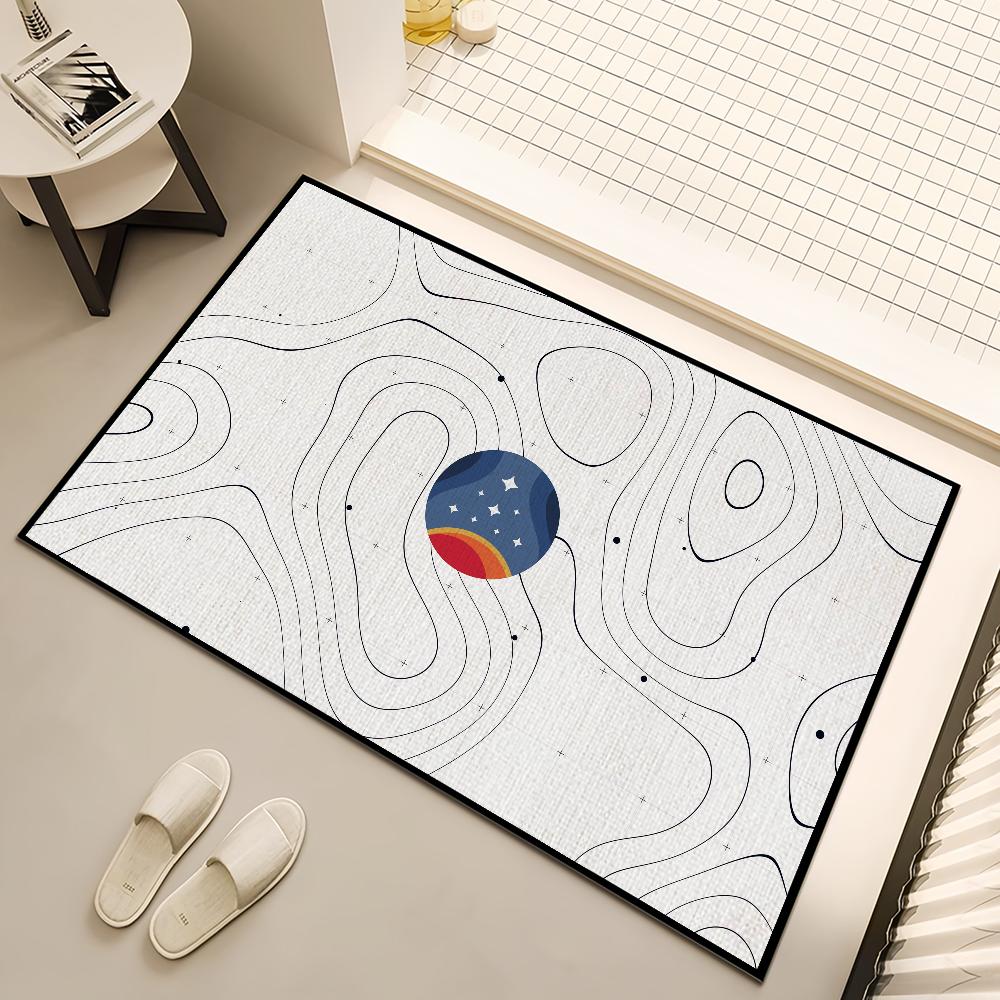 Game Starfields Small Carpet Bedside Kitchen Bath Living Home House Bedroom Floor Mat Doormat Rug Decoration