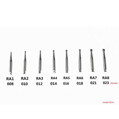 Стоматологическая низкоскоростная угловая машинная головка RA, низкоскоростная шаровая дрель, карбид вольфрамовой стали