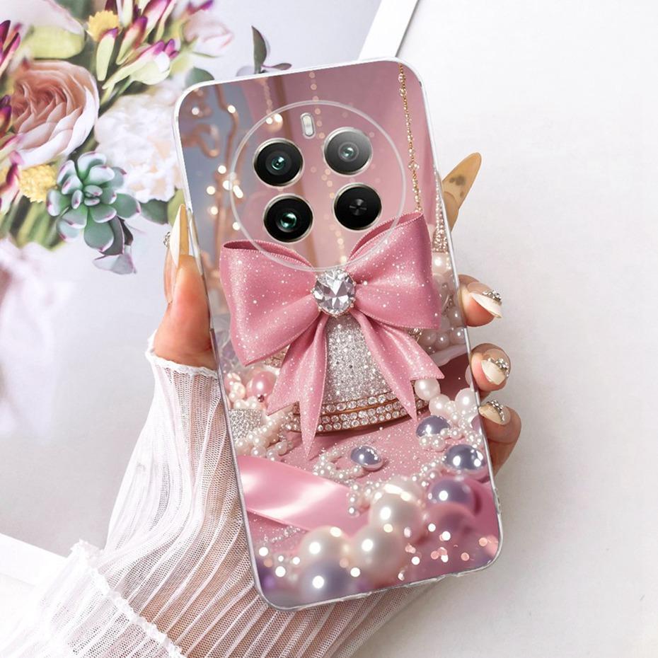 Милый Чехол с Принтом для Realme 12 Pro+ / 12 Pro Мягкий Силиконовый TPU Чехлы для Realme 12Pro Plus 5G Чехлы-Бамперы