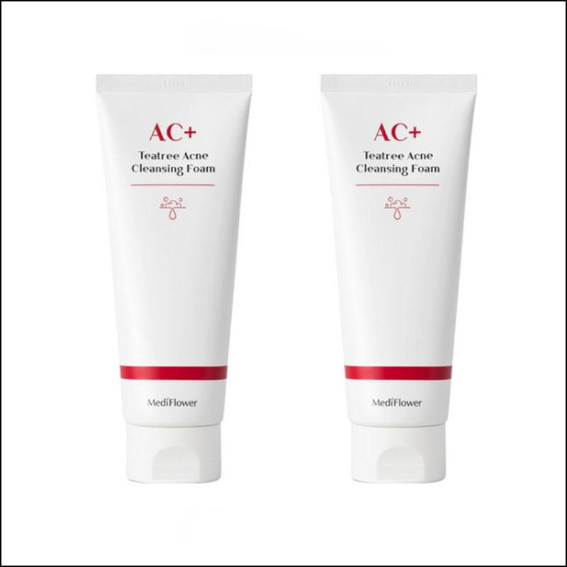 Medi Flower AC+ Teatree Acne Cleansing Foam (150ml*2ea)