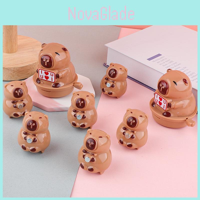 Капибара Заводная Магнитная Игрушка с Машинкой-Каталкой для Игры Малыша и Развития Мозга