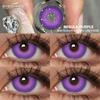 Eyeshare 1Pair Halloween Colored Contact Lenses for Eyes Lenses Red Eye Contacts Blue Eye Lens Cosplay Color Contact Lenses