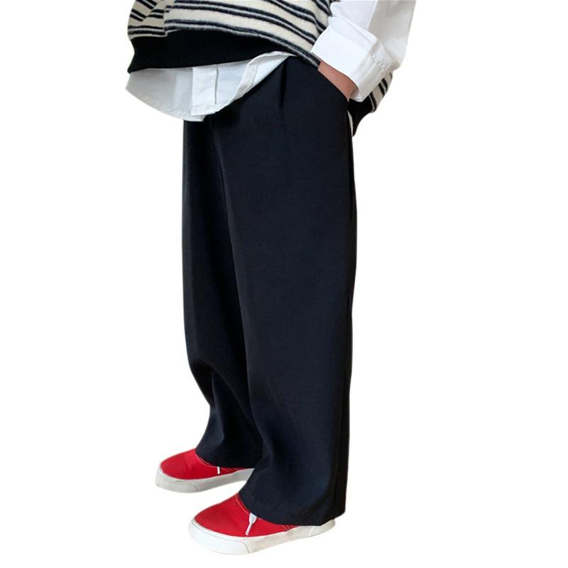 Летние детские брюки для мальчиков и девочек, широкие брюки, свободные брюки для малышей, униформа, повседневные удобные брюки с карманами для детей 3–8 лет