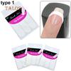 48Pcs DIY French Stencil Nail Art Sticker Beautiful Pattern Form Manicure Tips Decoration