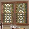 Пленка для конфиденциальности окон в церковном стиле, витражные наклейки на окна, статические цепляющиеся декоративные матовые оконные пленки, индивидуальный размер