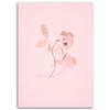 Canvas print, Minimalist pink flower