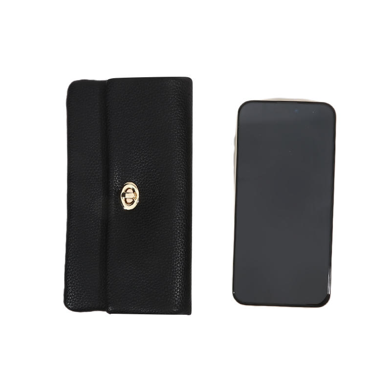 Стильные женские кошельки, длинные кошельки из ПУ кожи с застежкой, портативная сумка для денег, однотонный, простой, многофункциональный держатель для монет, модный женский кошелек