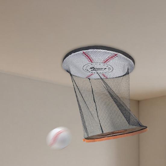 Yousheng Подвесное комнатное баскетбольное кольцо на потолок Обучающая мини-игра в бейсбол Дети Взрослые Снятие стресса Бейсбольная цель Игрушка с мягким мячом