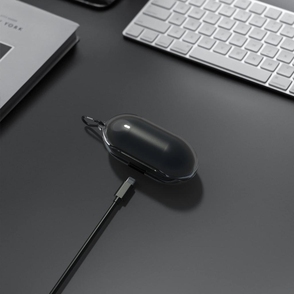 Geekria TPU Cover Compatibility Cover Compatible with Sony True Wireless Earbuds Charging Case Charging Case Cover Exterior Cover with Keychain