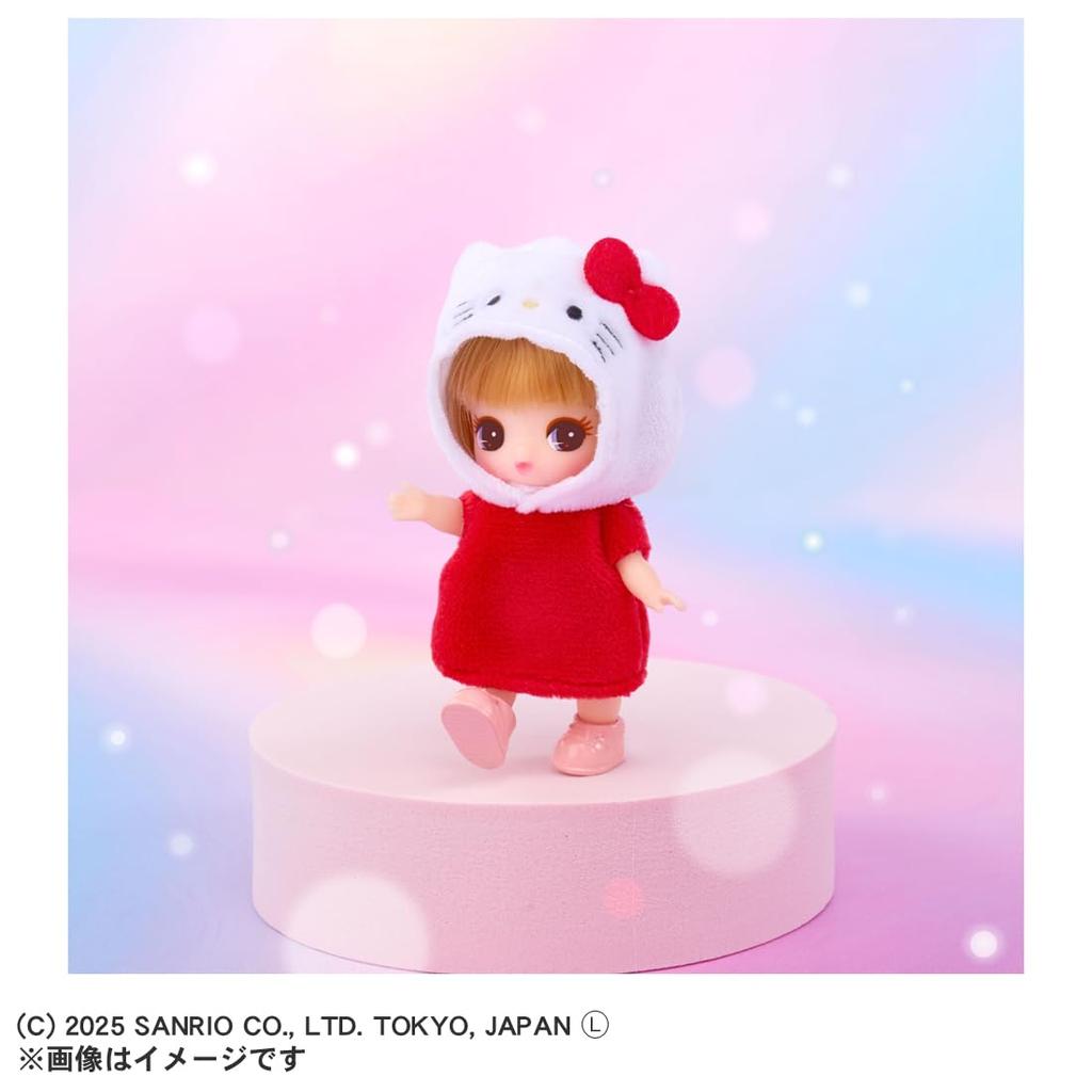 TAKARA TOMY Кукла Petit Sanrio Characters Collection Игрушка для ролевых игр для детей от 3 лет Licca-chan Licca-chan Переодевание