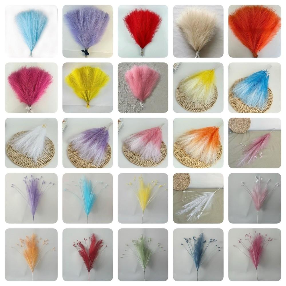 Fireworks Maidenhair Grass Artificial Reed Plant Bouquet Pampas Grass Wedding