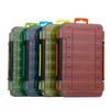 Clear Double Sided Tackle Storage Box With Secure Lock Lightweight Waterproof Design For Fishing Tools And Small Parts