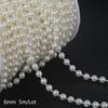 3-10mm ABS Pearl Beads Chain Garland Wedding Party Decoration DIY Craft Scrapbook Garment Decoration