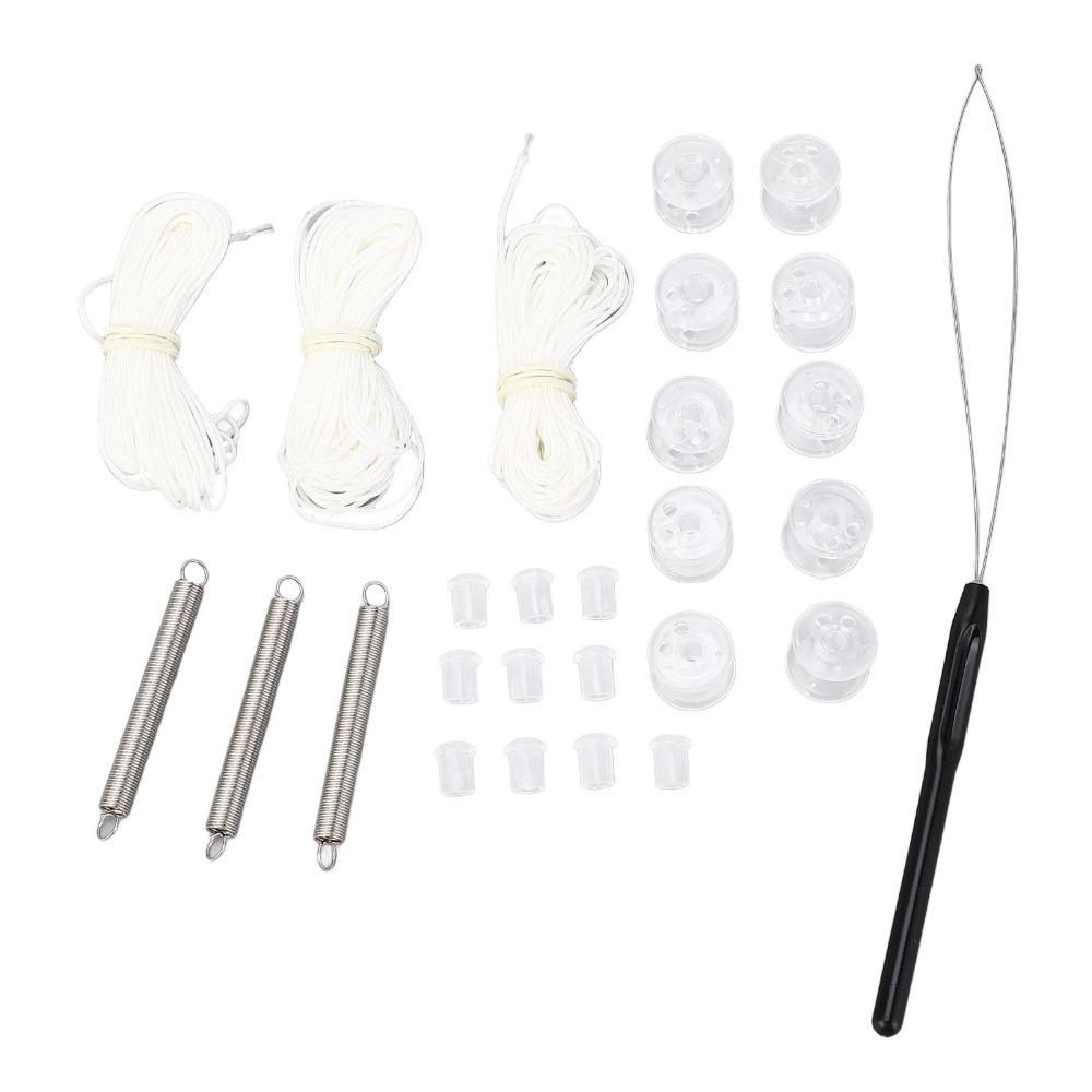 27Pcs White Window Shade Restringing Kit RV Window Shade Repair Window Shade Maintenance