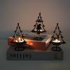 1Pcs Candle Holder Christmas Candlestick Merry Christmas Decor Happy New Year