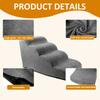 Curved Dog Stairs Ramp for High Beds Corduroy Pet Ramp Stairs for Small Dogs and Cats Ramp Step Wear Resistant Pet Supplies