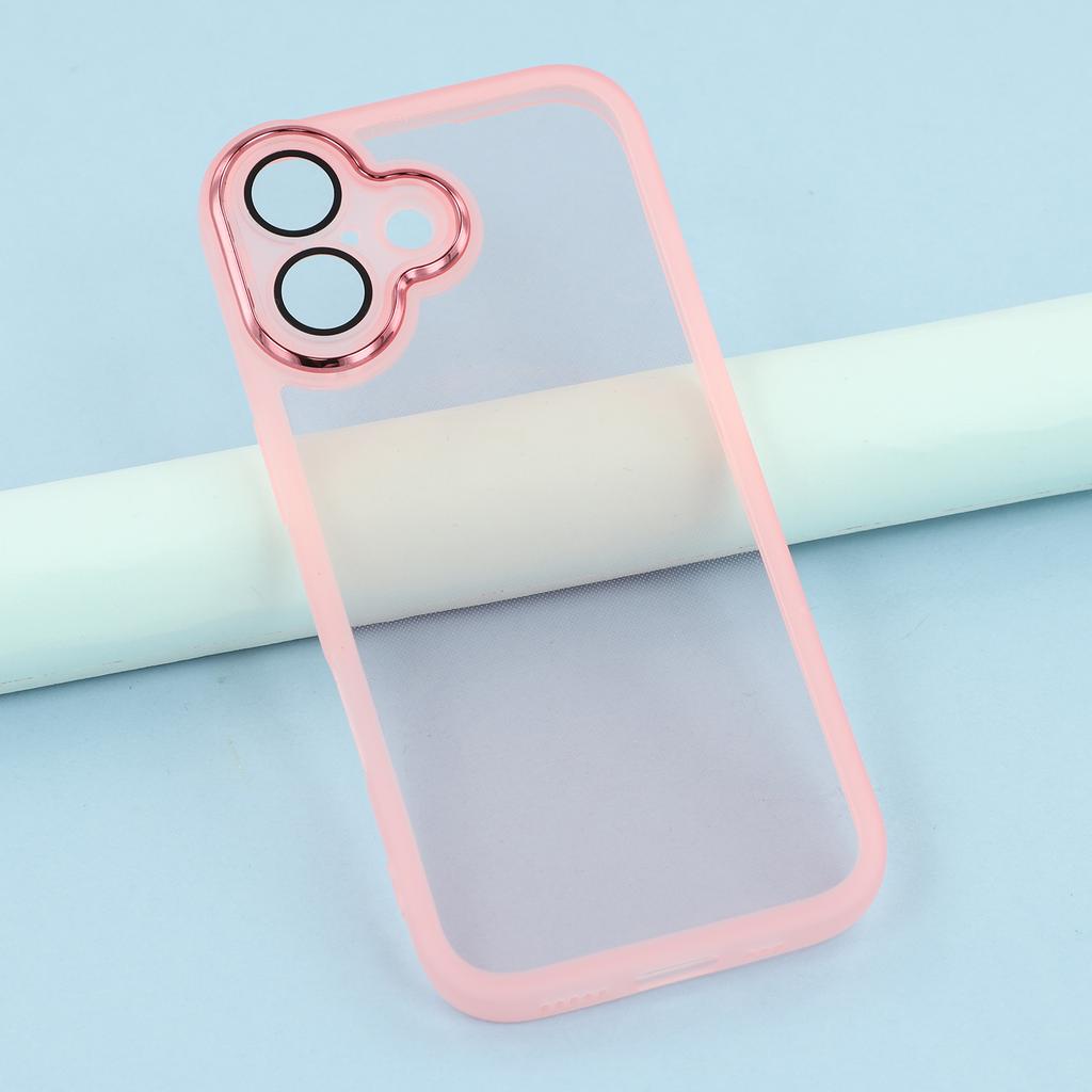 Оптовая закупка 20 шт. Чехол для iPhone 17 с гальванизированной рамкой камеры, ТПУ чехол для телефона с точными вырезами