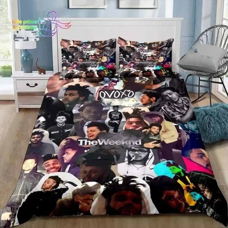 Luxury New 3D Print XO The Weeknd Comfortable Duvet Quilt Cover Pillowcase Bedding Set Children Bedroom Decoration Home Textile