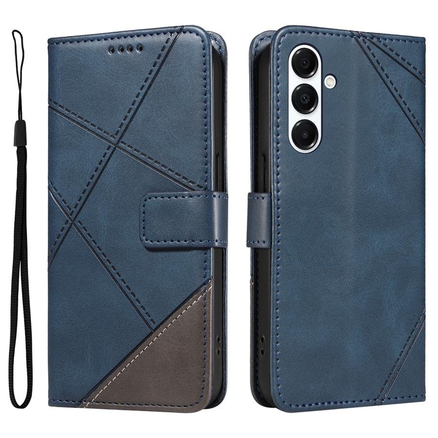 Oily Premium PU Leather Phone Case for Samsung S25 S24 S23 S22 S21 A16 A26 A36 A56 A15 A35 A55 A14 A34 A54 A13 A53 Stand Holder Wallet Case with Strap