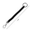 Security Gear Wrist Coil Spring Rope Key Ring Elastic Ropes Spiral Stretch Keychain Key Cord Clasp