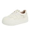 thick-soled little white shoes women's lightweight and versatile spring and autumn muffin autumn new popular casual sports board shoes