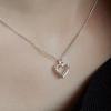 Dmoment Aspyn 925 Silver Heart Necklace
