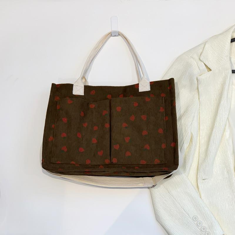 Simple Casual Personality Fashion Single Shoulder Tote Shopping Bag Tote Bag Summer Student Cloth Bag