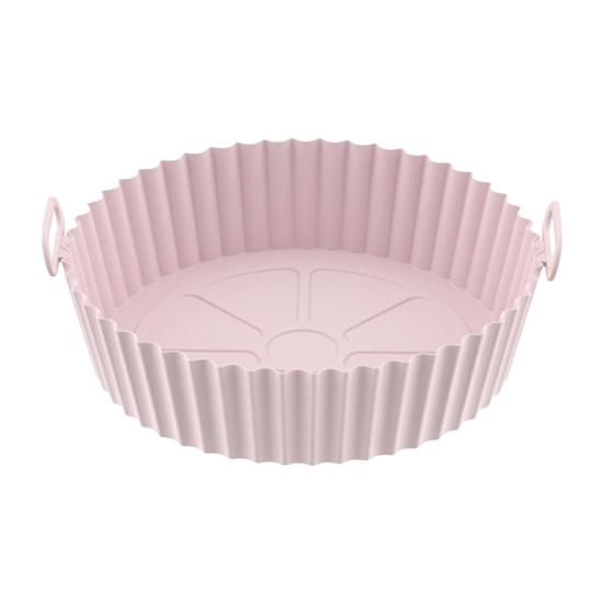 Силиконовые подставки для жарки Противень для выпечки с циркуляцией воздуха Двусторонняя сковорода для готовки Корзина для фритюрницы без жира Кухонный аксессуар