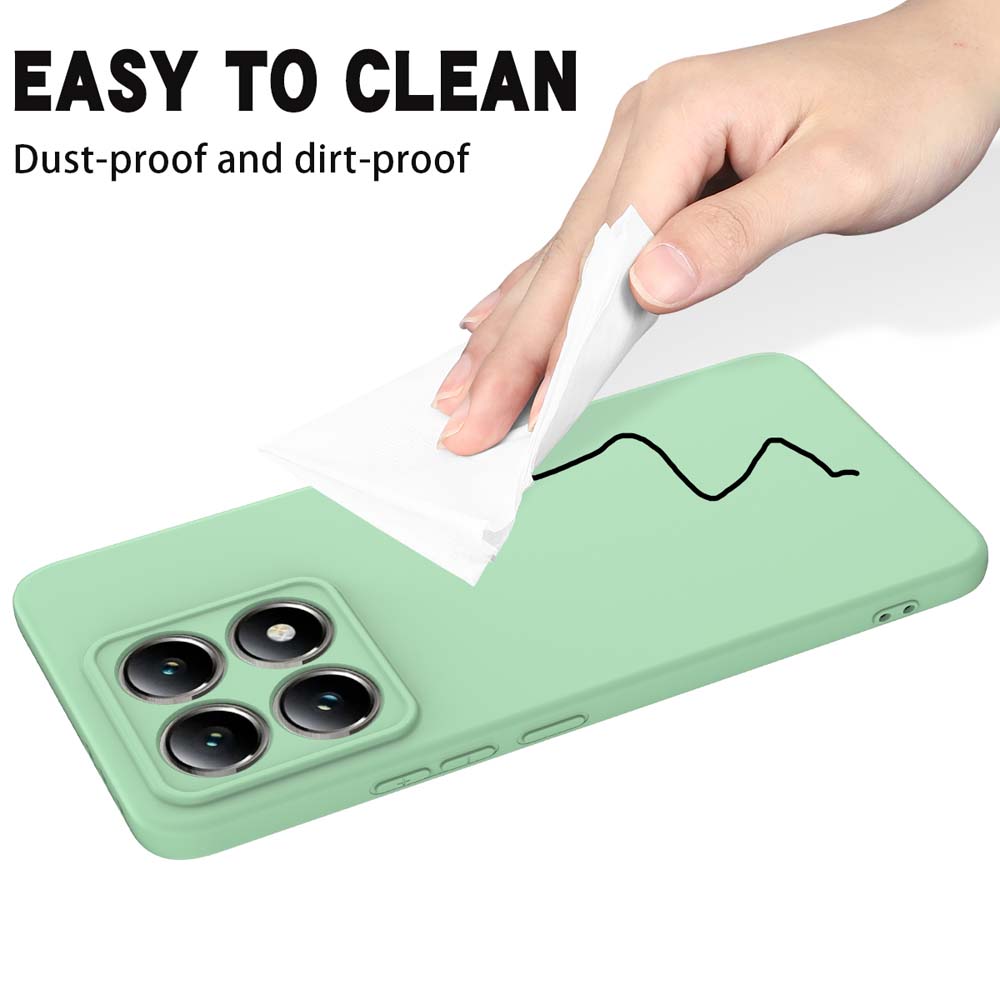 Жидкий силиконовый защитный чехол для телефона Xiaomi Mi 14 Pro 14T Ultra Shell Мягкий гелевый резиновый чехол противоударный Mi 14Pro Fundas