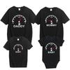 Funny Oil Gauge Parent-Child T-Shirt - Father-Son Matching Outfit