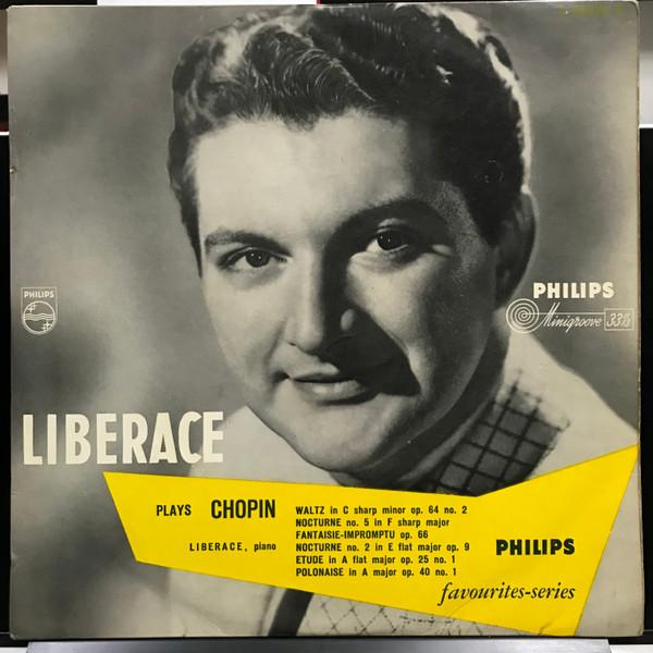 10-дюймовая пластинка LIBERACE - Liberace Plays Chopin - Том I S06608R Philips Нидерланды Классика Б/у