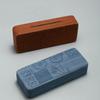 Square Glasses Case Geometric Pattern Sunglasses Storage Box  For Mens Fashion Accessories