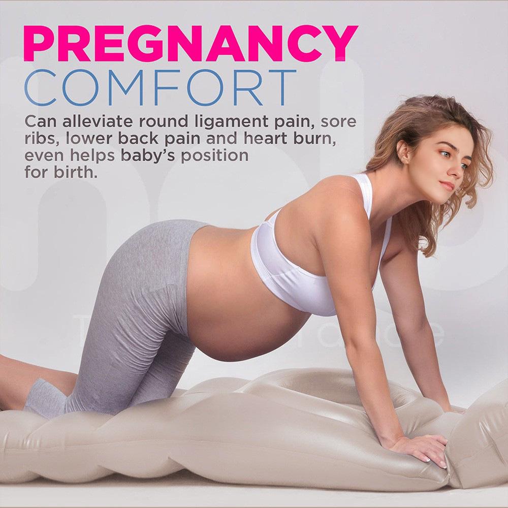 ПВХ Надувной Водный Матрас для Плавания и Йоги - Плавучая Кровать для Беременных