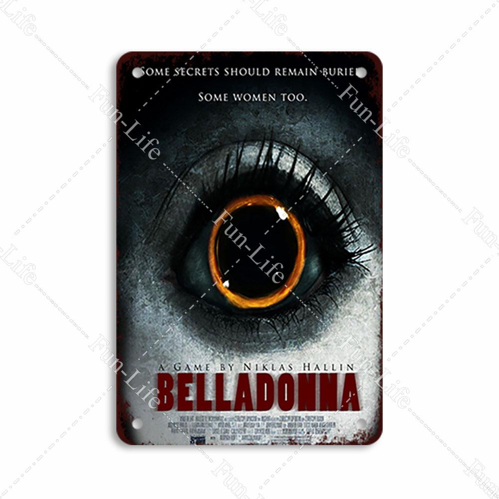 Наклейки на стену из металла с винтажными фильмами ужасов для паба, бара, клуба, дома, настенная табличка в стиле ретро 20x30 см