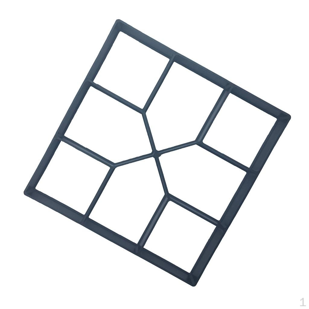 DIY Plastic Garden Pavement maker Manually Paving Cement Brick Stepping Making Tool yard Lawn