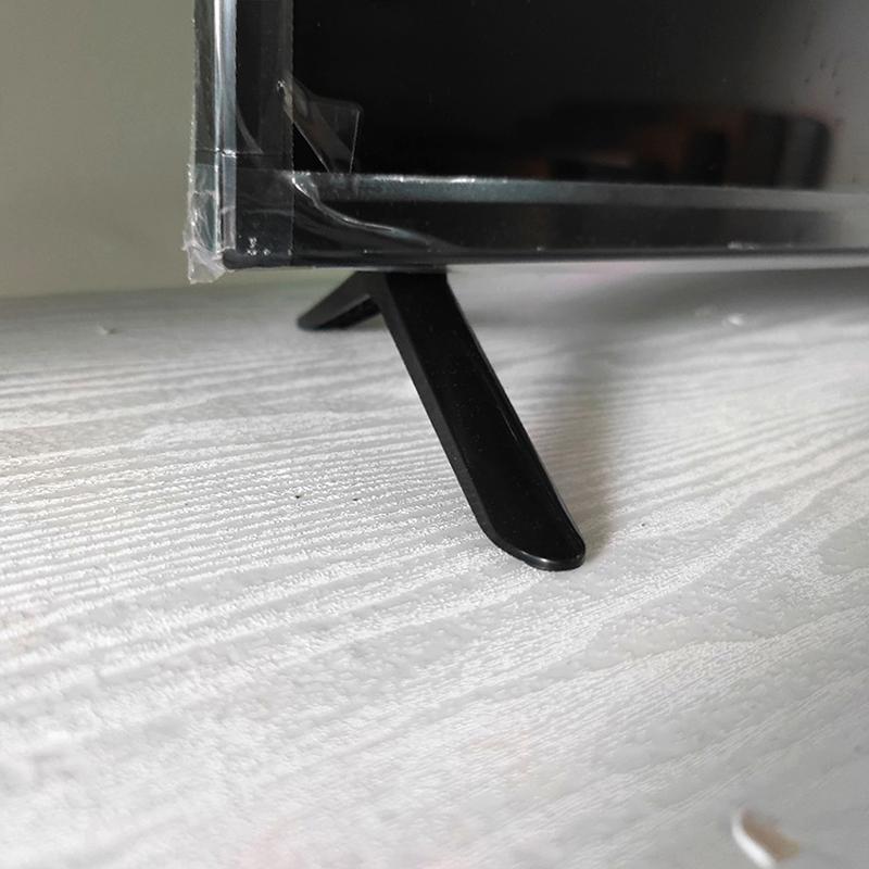 1Pair Base Televisions Tabletop Base Stand Legs Pedestal Stand Replacement Mount Leg Plastic Legs Feet Universal Pedestal Foot