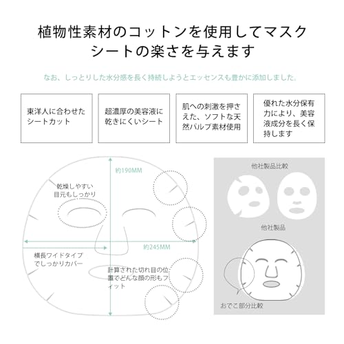 MITOMO Ukiyo-e Series 20 Sheets Hyaluronic Acid + Edo Murasaki